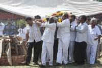Dasari Narayana Rao Funeral at Moinabad Farm House